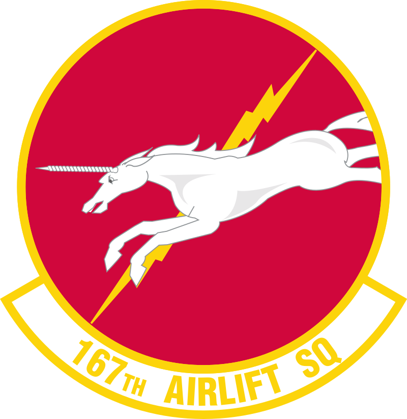 167th Airlift Squadron insignia