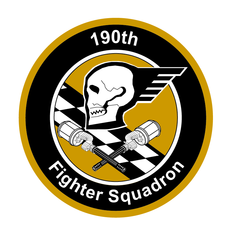 190th Fighter Squadron insignia