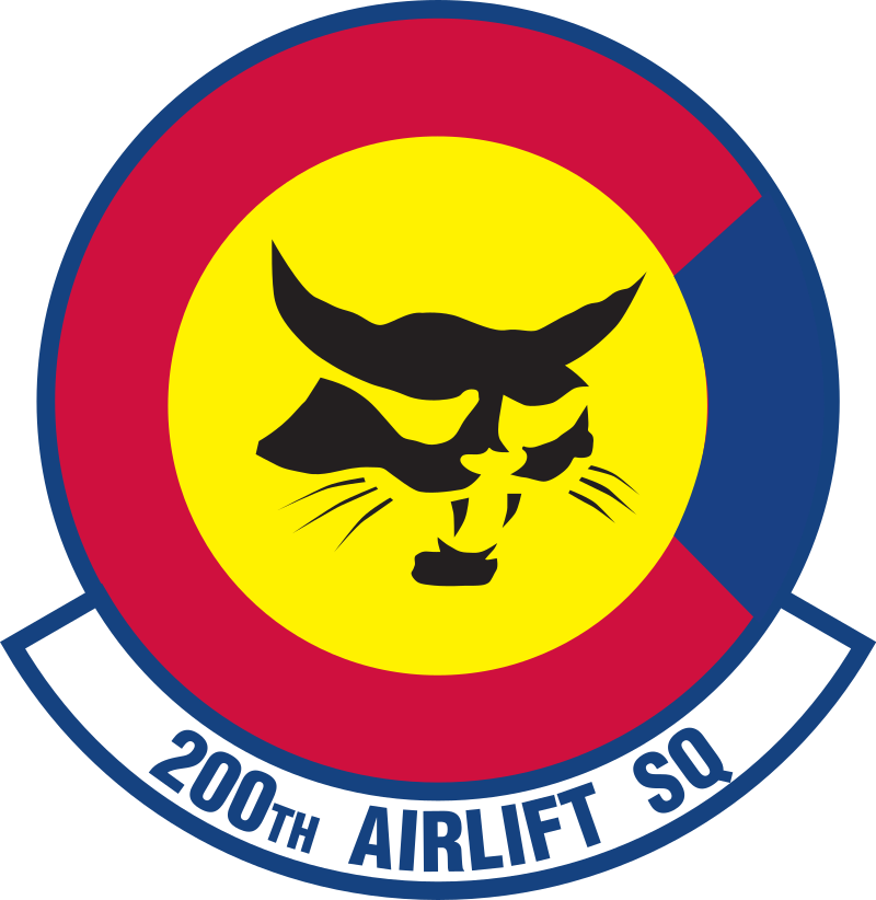 200th Airlift Squadron insignia