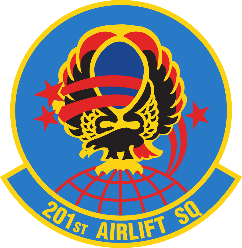 201st Airlift Squadron insignia