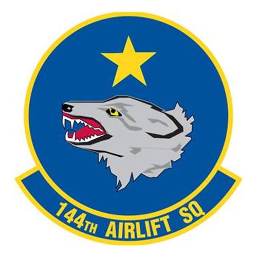 144th Airlift Squadron insignia