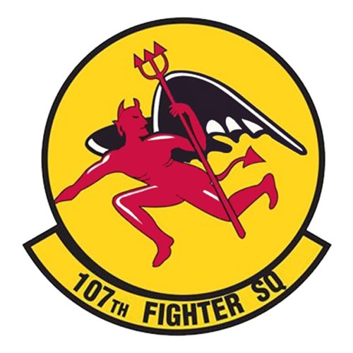 107th Fighter Squadron insignia