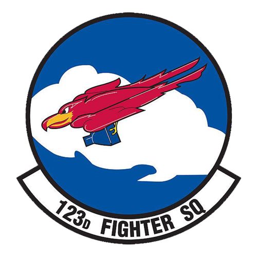 123rd Fighter Squadron insignia
