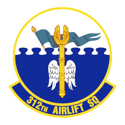 312th Airlift Squadron insignia