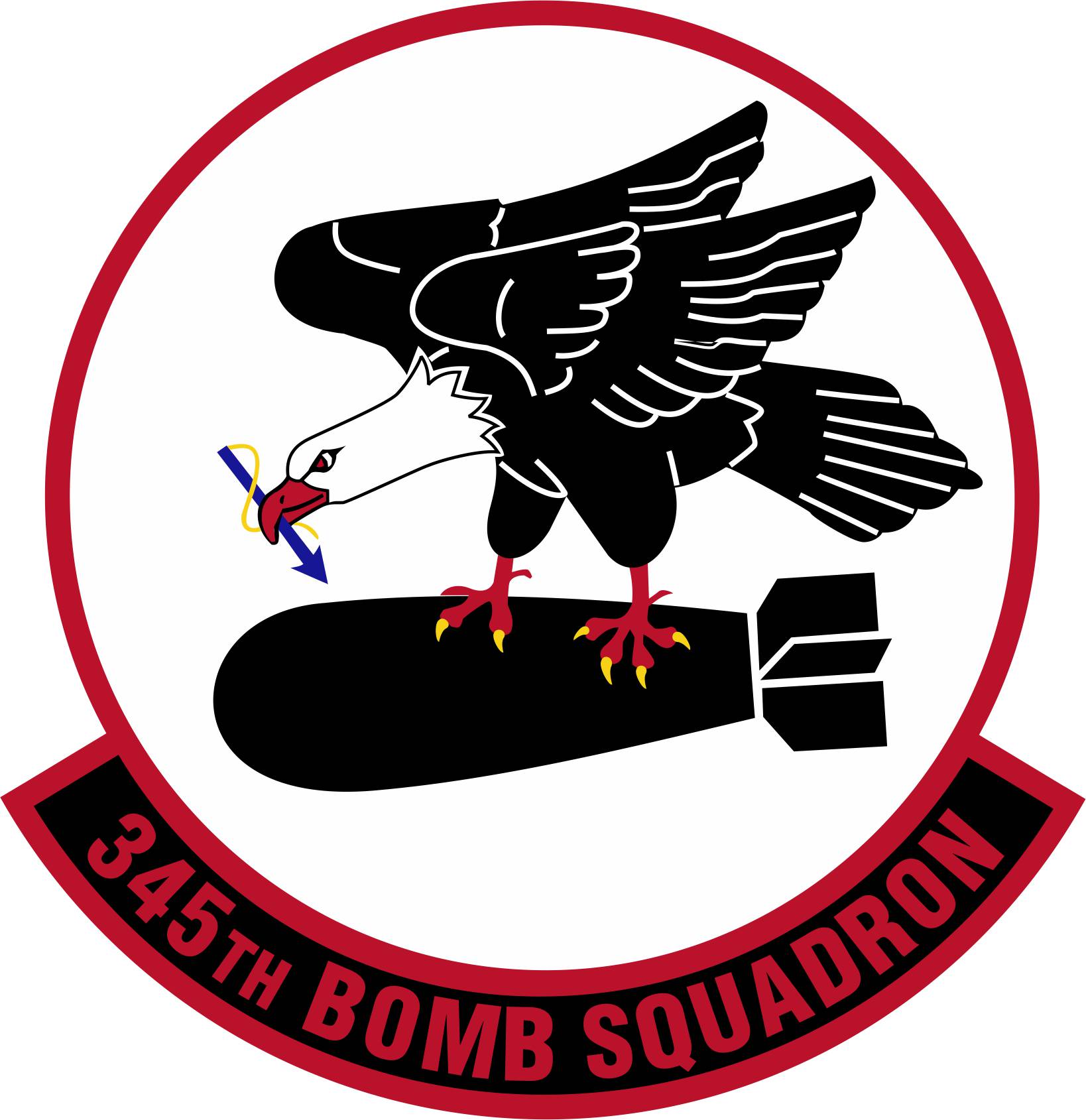345th Bomb Squadron insignia