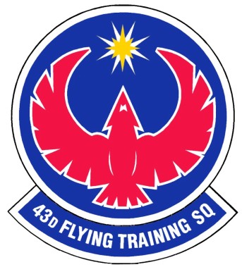 43rd Flying Training Squadron insignia