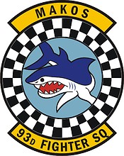 93rd Fighter Squadron insignia
