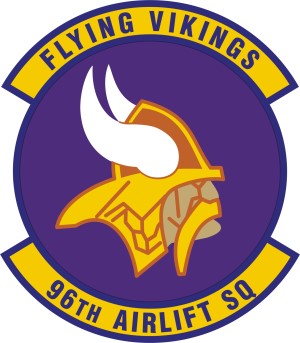 96th Airlift Squadron insignia